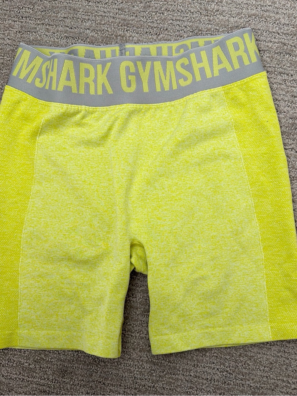 Gymshark Neon Yellow Seamless Women’s Bike Shorts